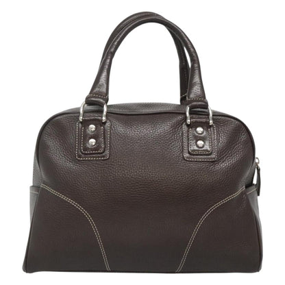Mcm Brown Leather Handbag