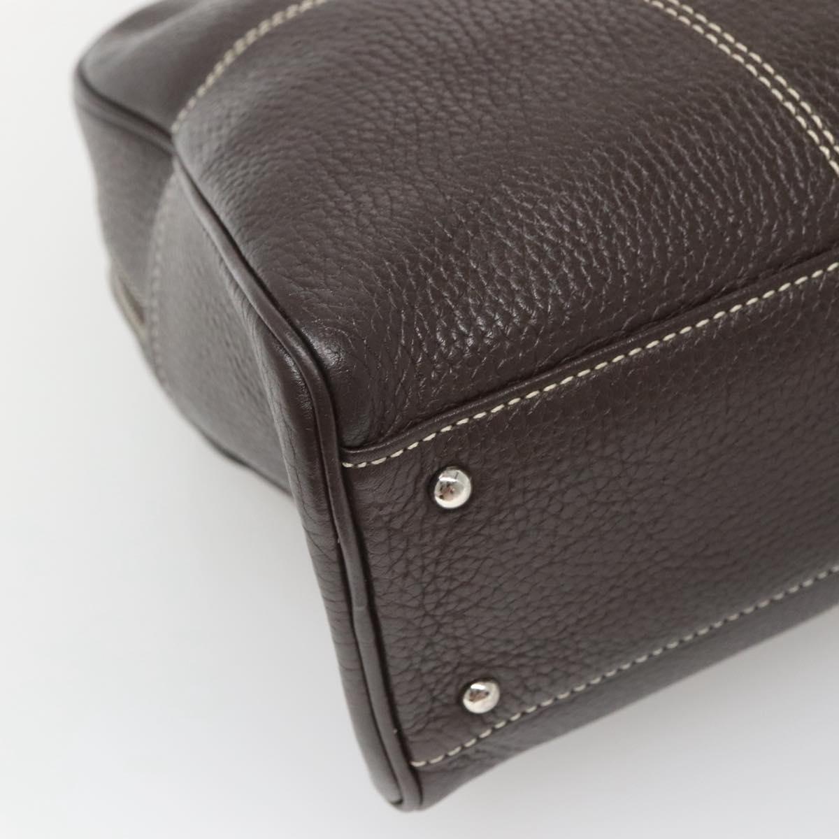 Mcm Brown Leather Handbag