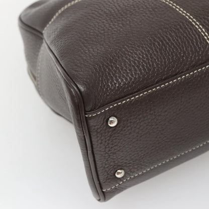 Mcm Brown Leather Handbag