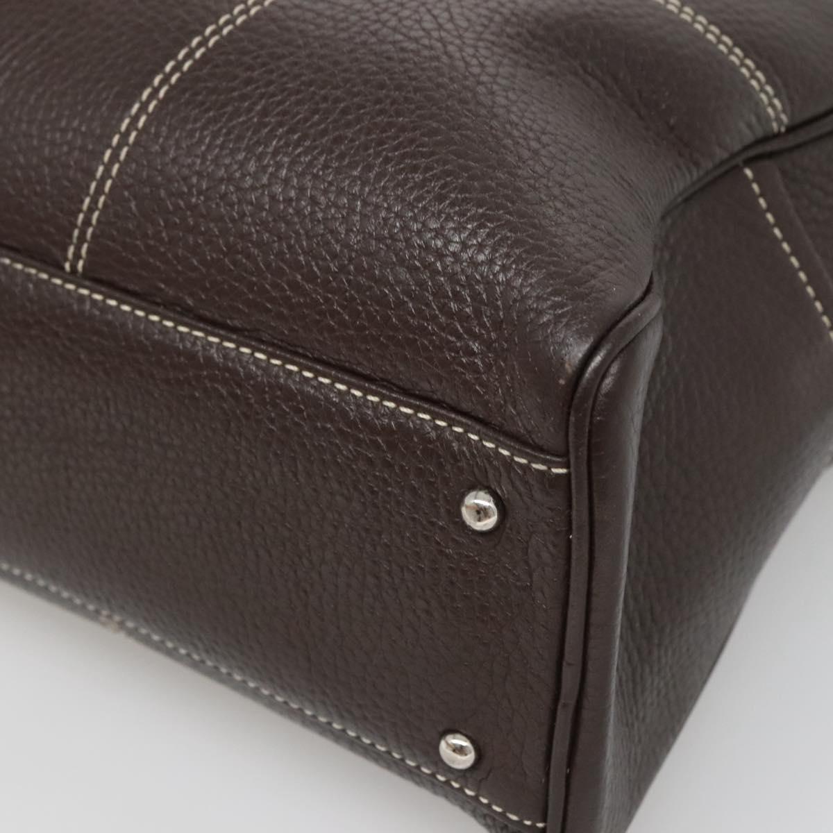 Mcm Brown Leather Handbag