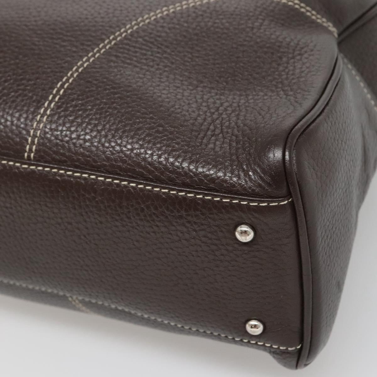 Mcm Brown Leather Handbag
