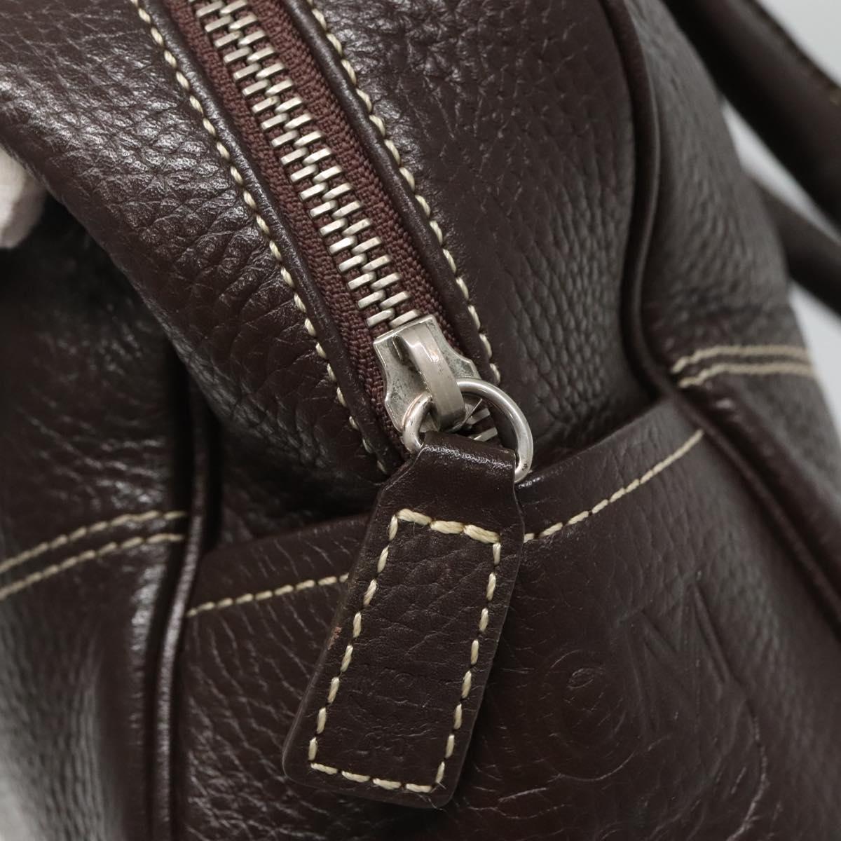 Mcm Brown Leather Handbag