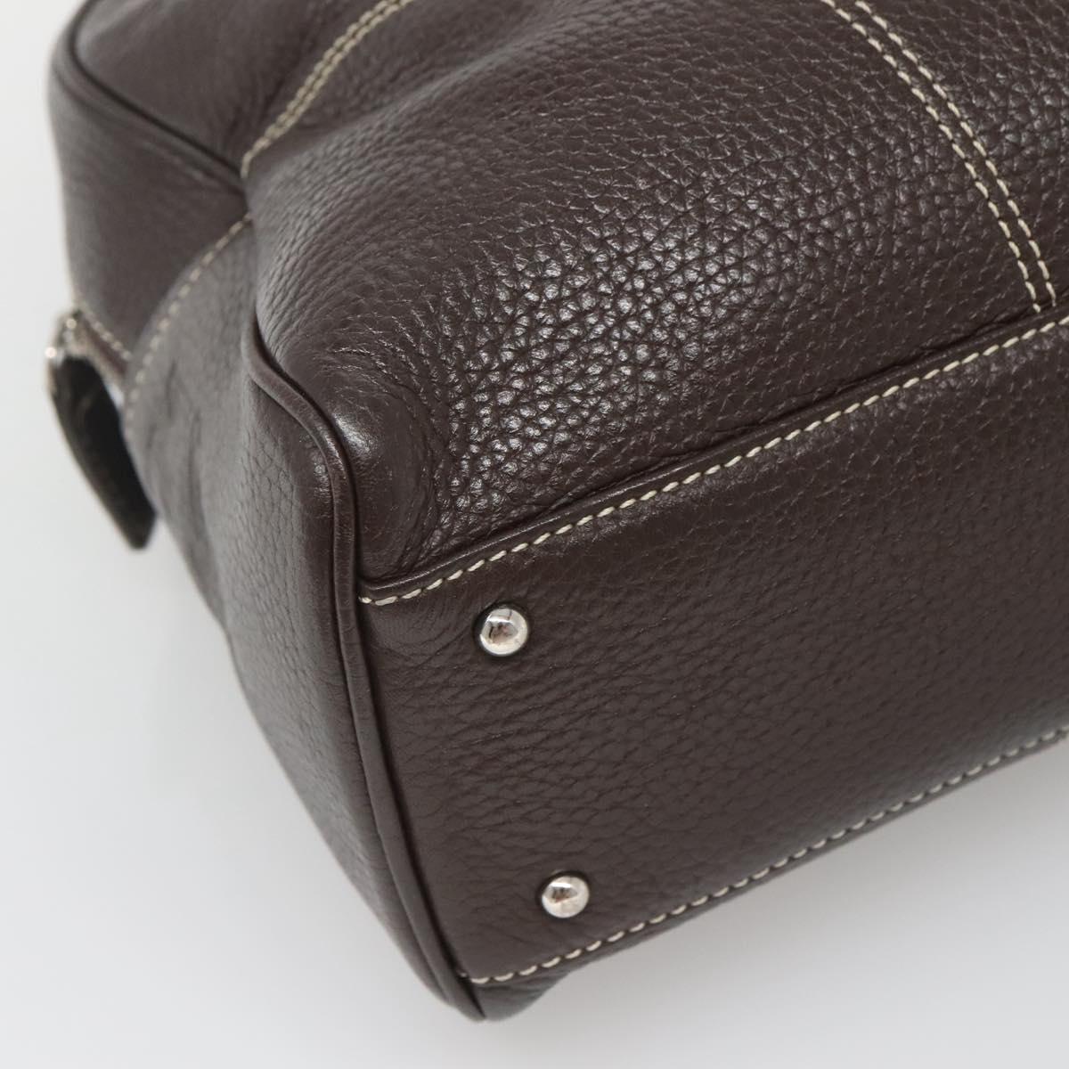 Mcm Brown Leather Handbag