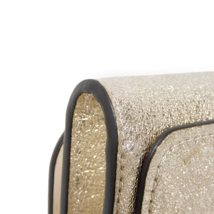 Tory Burch Gold Leather Clutch
