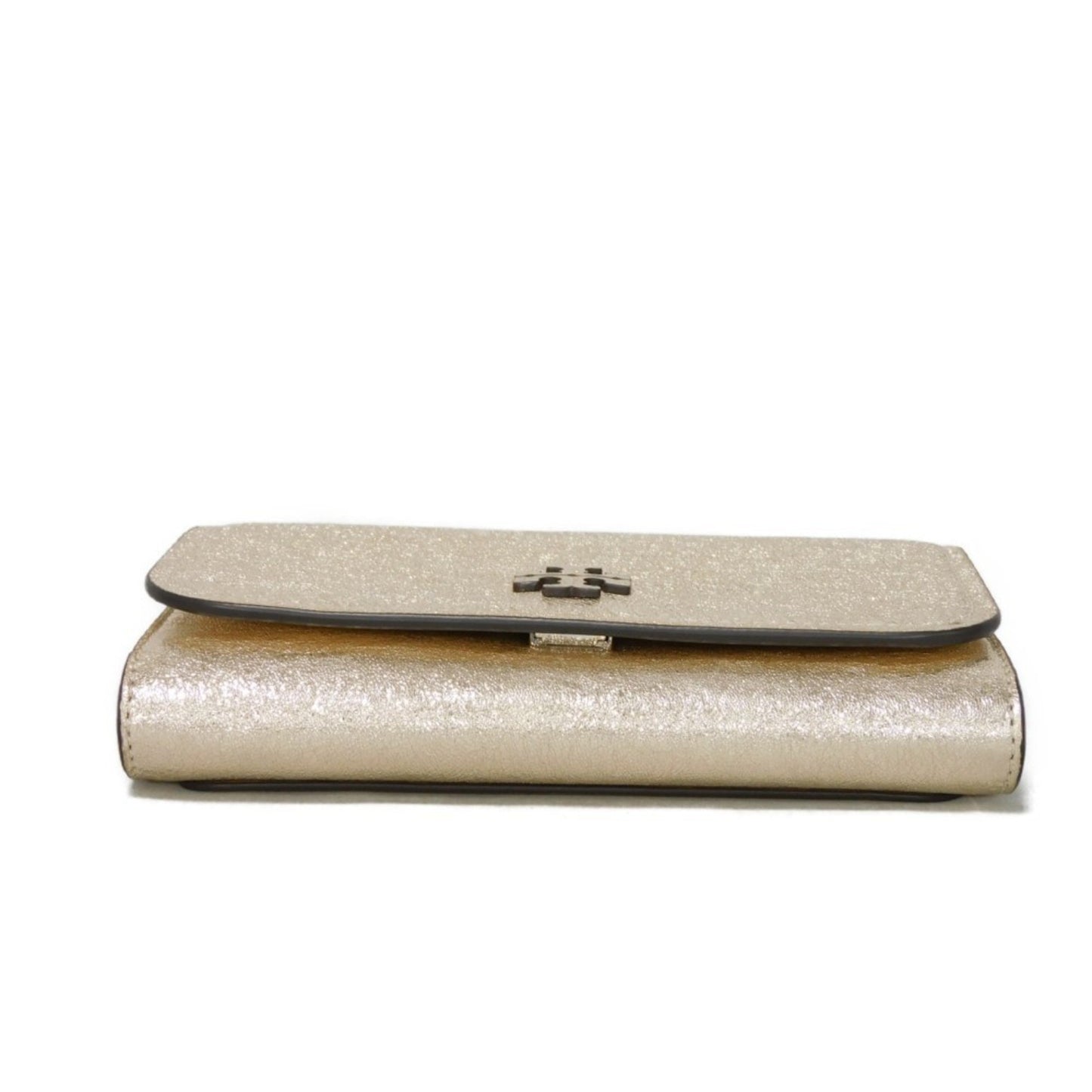 Tory Burch Gold Leather Clutch