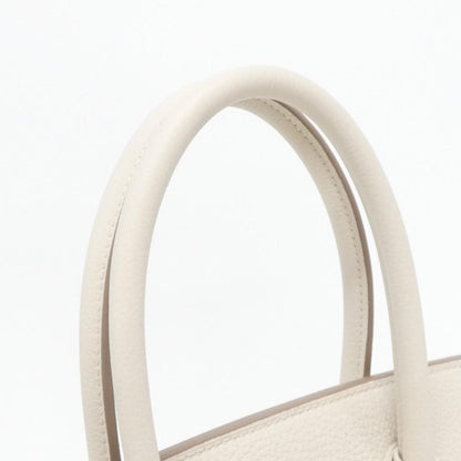 Hermès White Leather Birkin 30