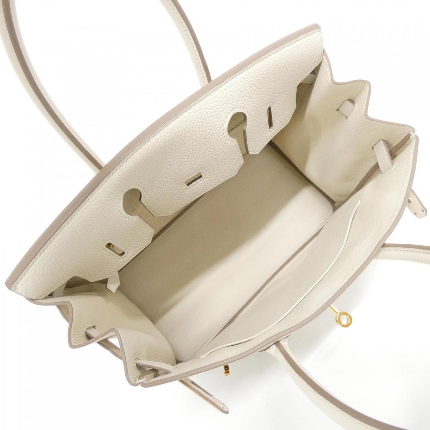 Hermès White Leather Birkin 30