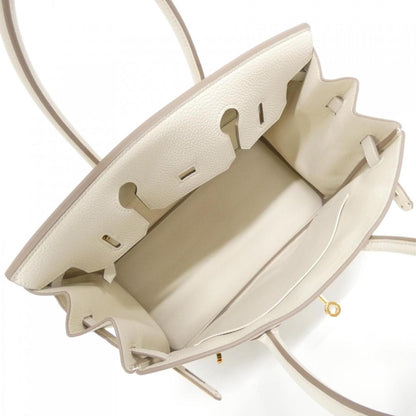 Hermès White Leather Birkin 30