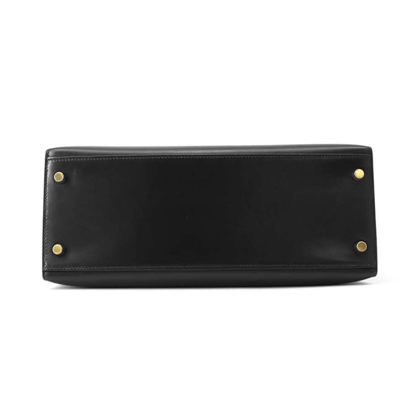 Hermès Black Leather Kelly 28