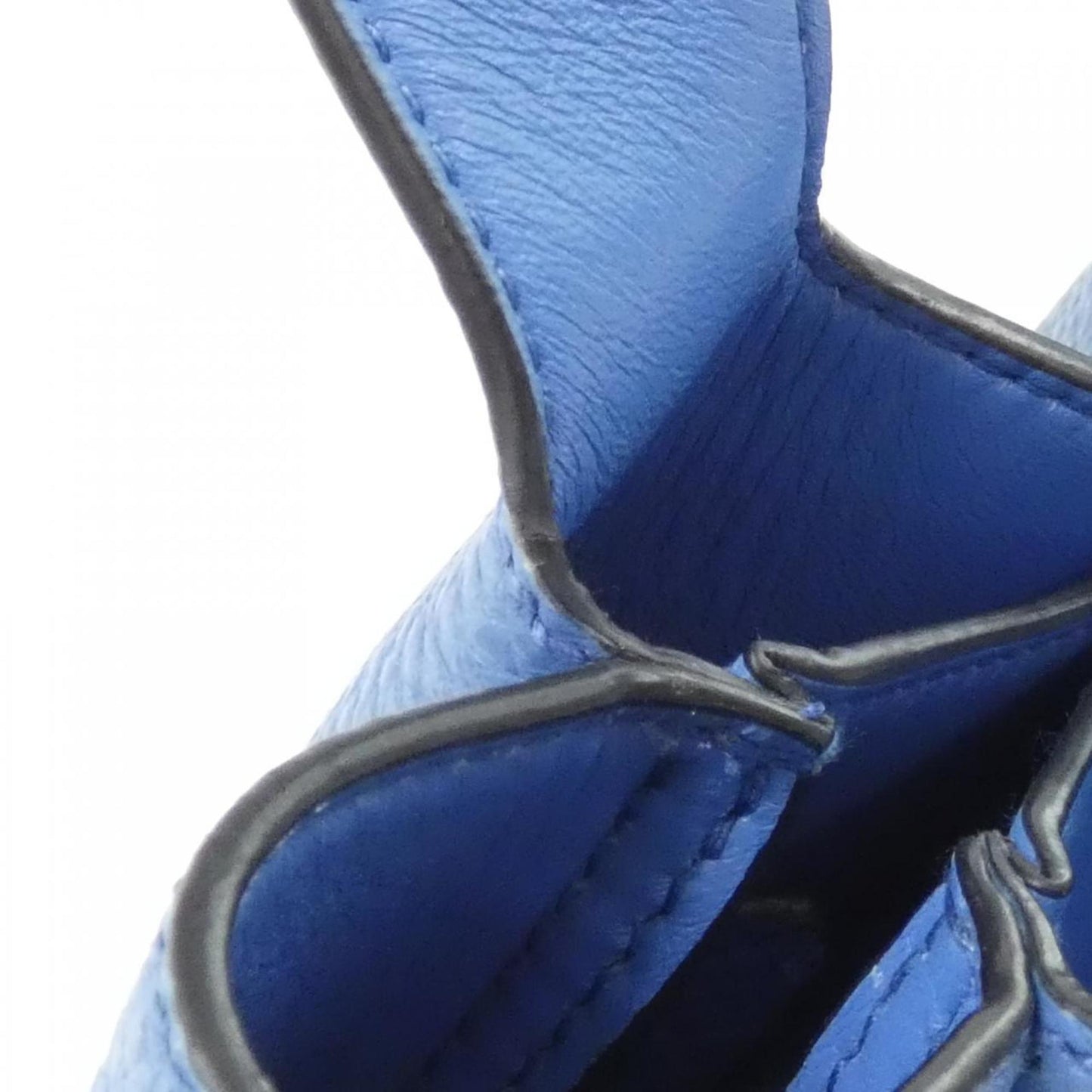 Prada Blue Leather --