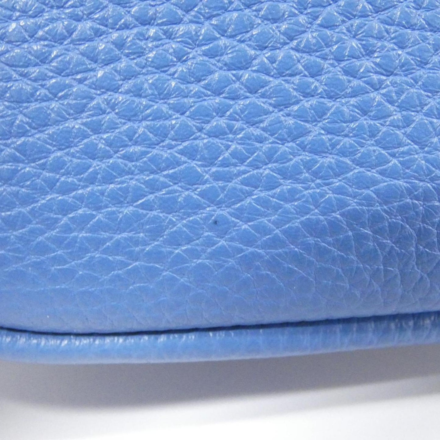 Prada Blue Leather --