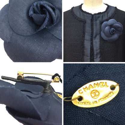 Chanel Blue Synthetic Camellia