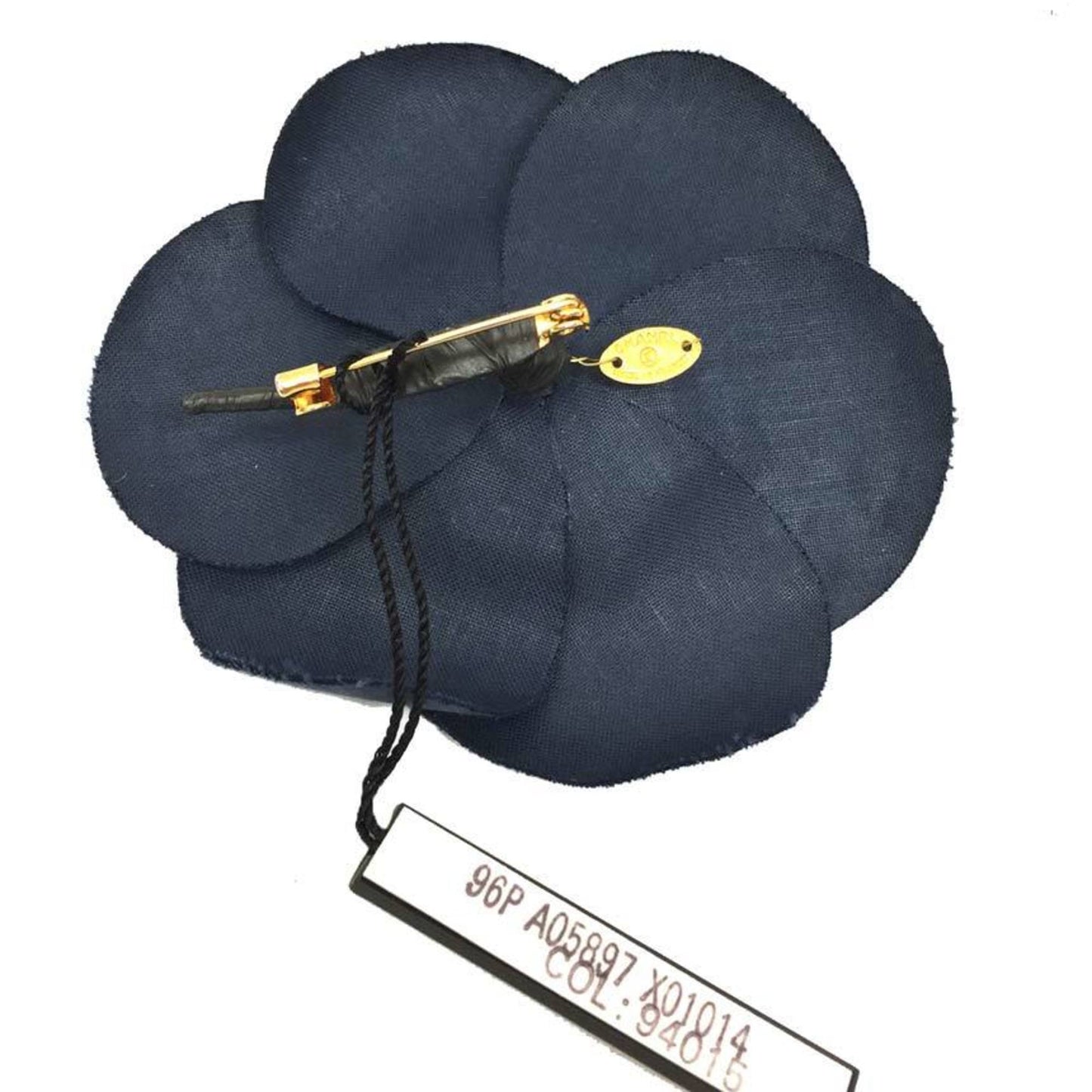 Chanel Blue Synthetic Camellia