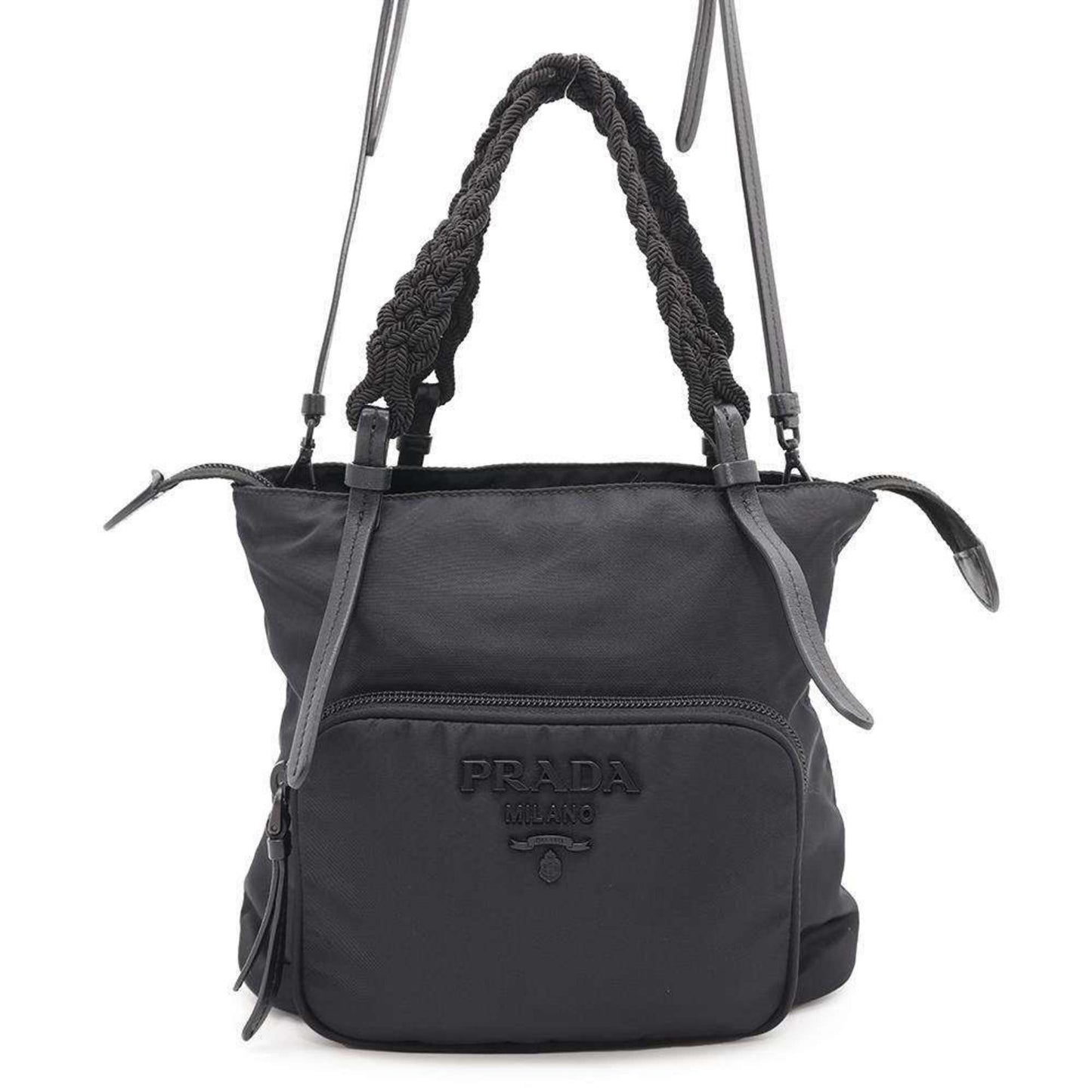 Prada Black Nylon Handbag