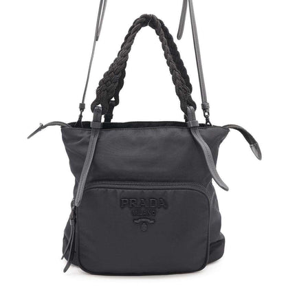 Prada Black Nylon Handbag