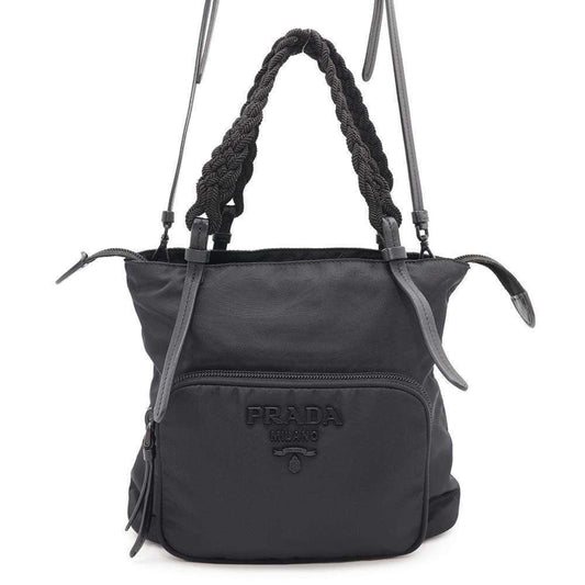 Prada Black Nylon Handbag