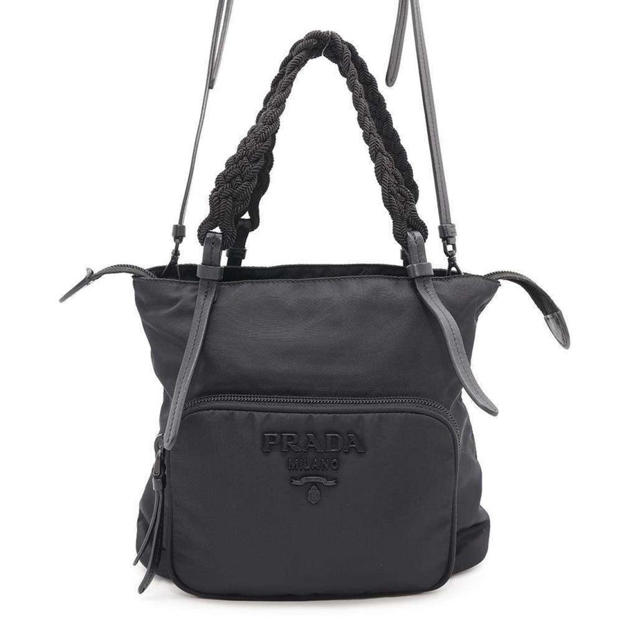 Prada Black Nylon Handbag