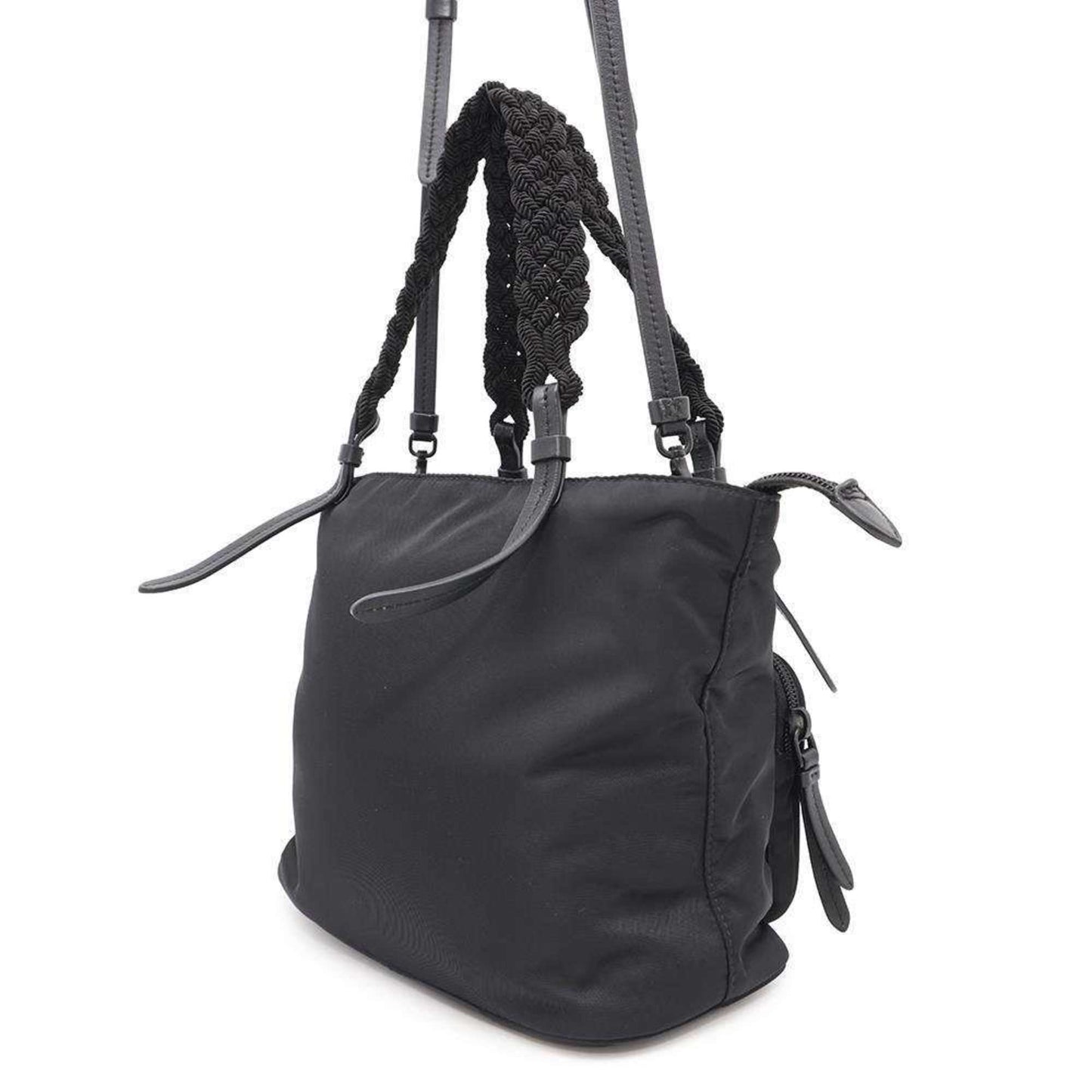Prada Black Nylon Handbag