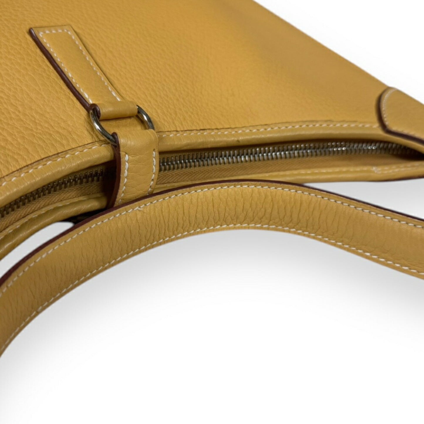 Hermès Yellow Leather Trim