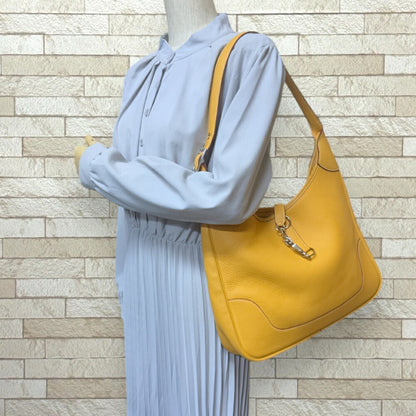 Hermès Yellow Leather Trim