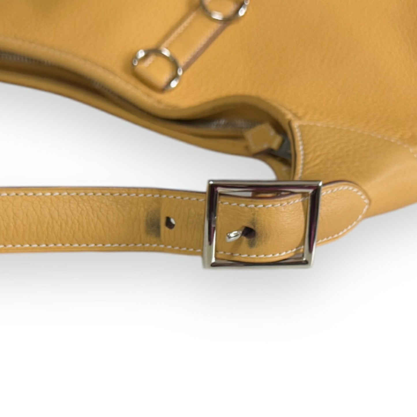 Hermès Yellow Leather Trim