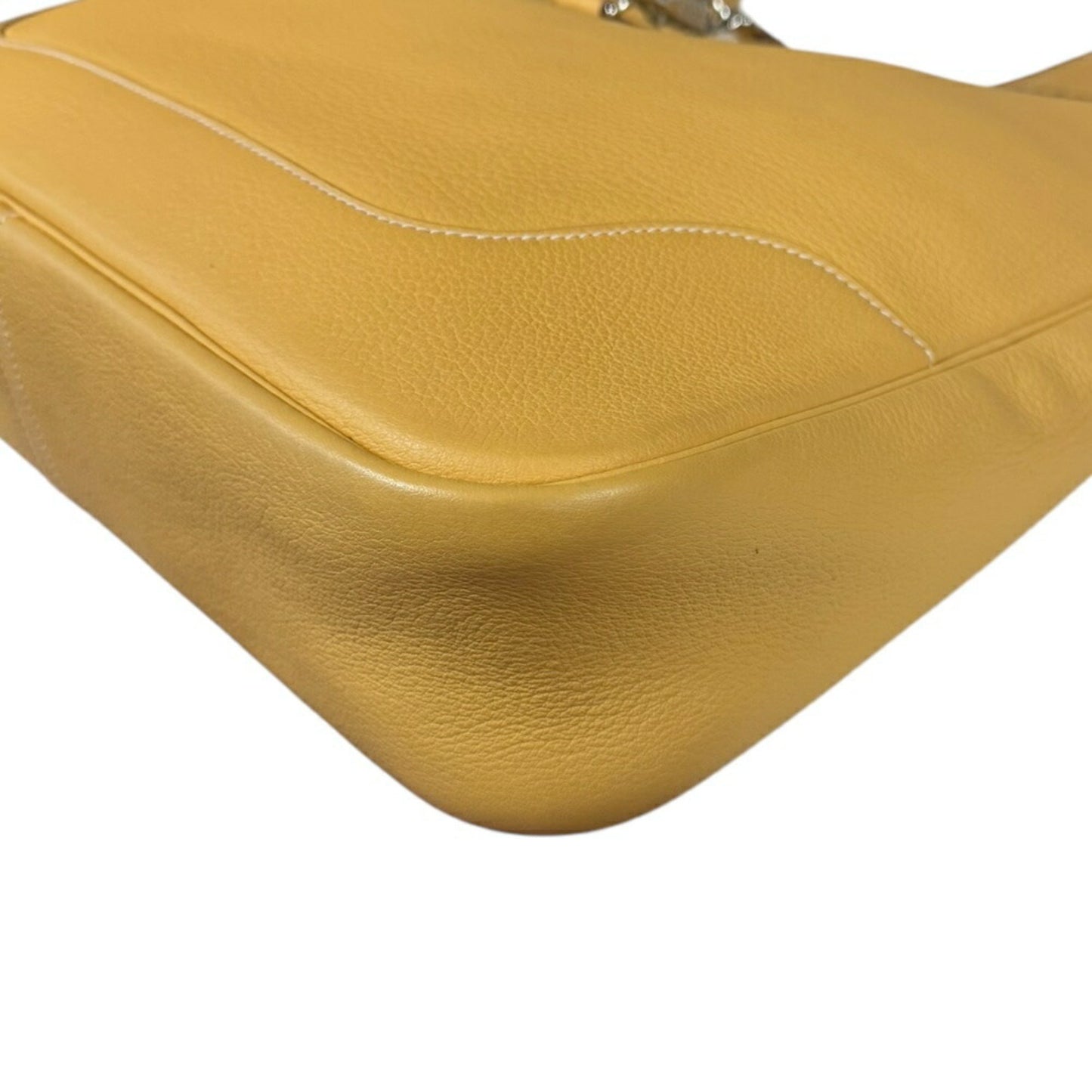 Hermès Yellow Leather Trim
