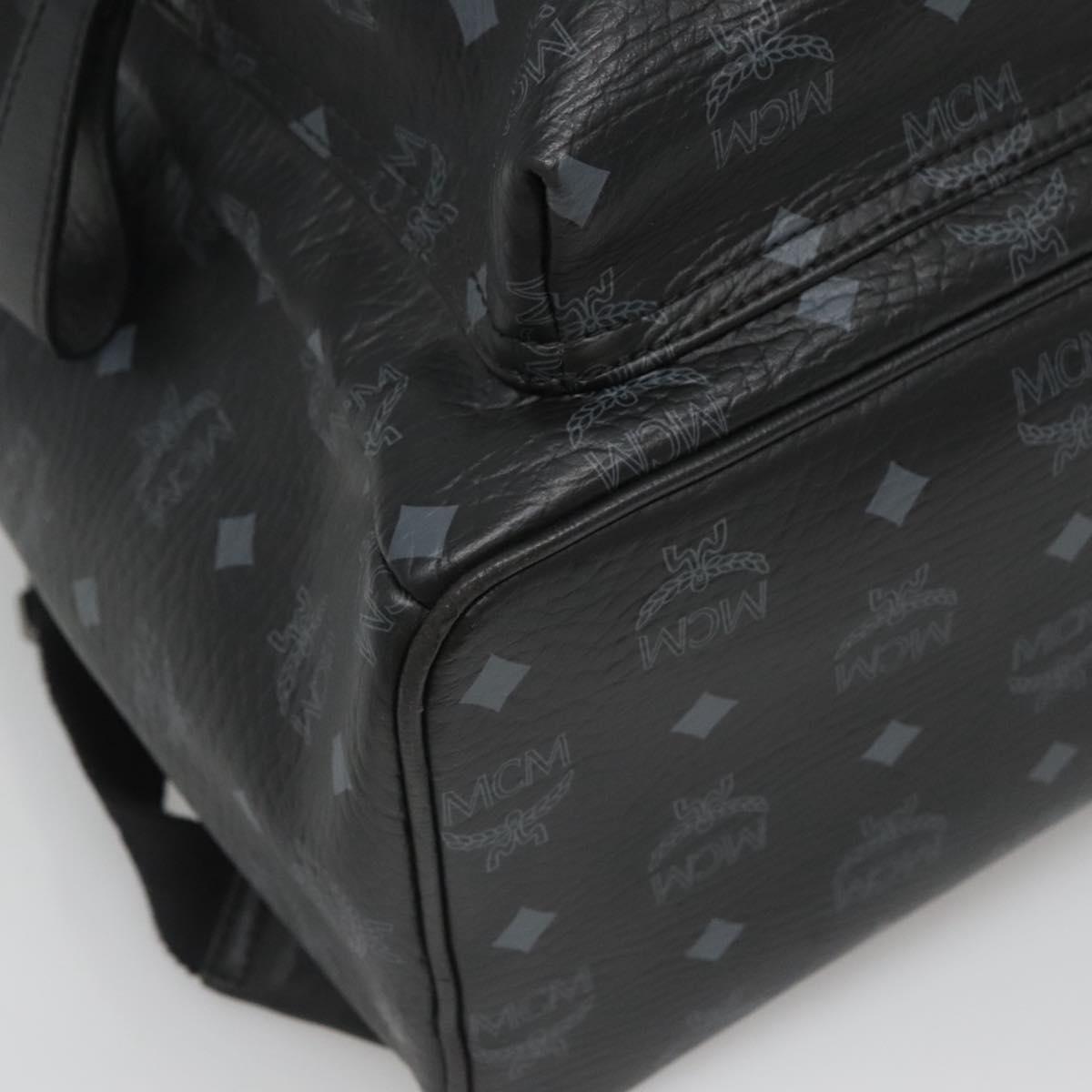 Mcm Black Canvas Stark Visetos