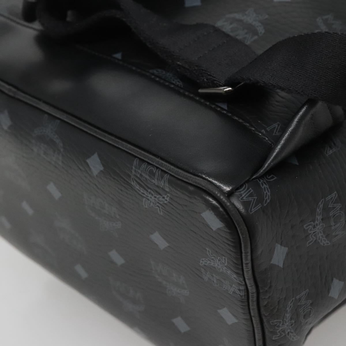 Mcm Black Canvas Stark Visetos