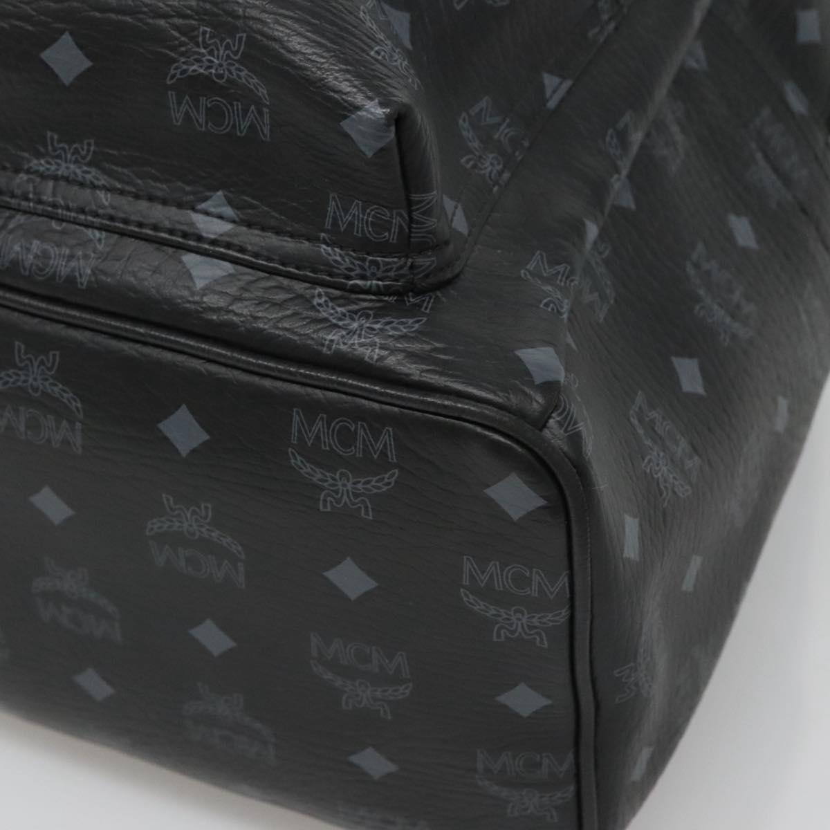 Mcm Black Canvas Stark Visetos