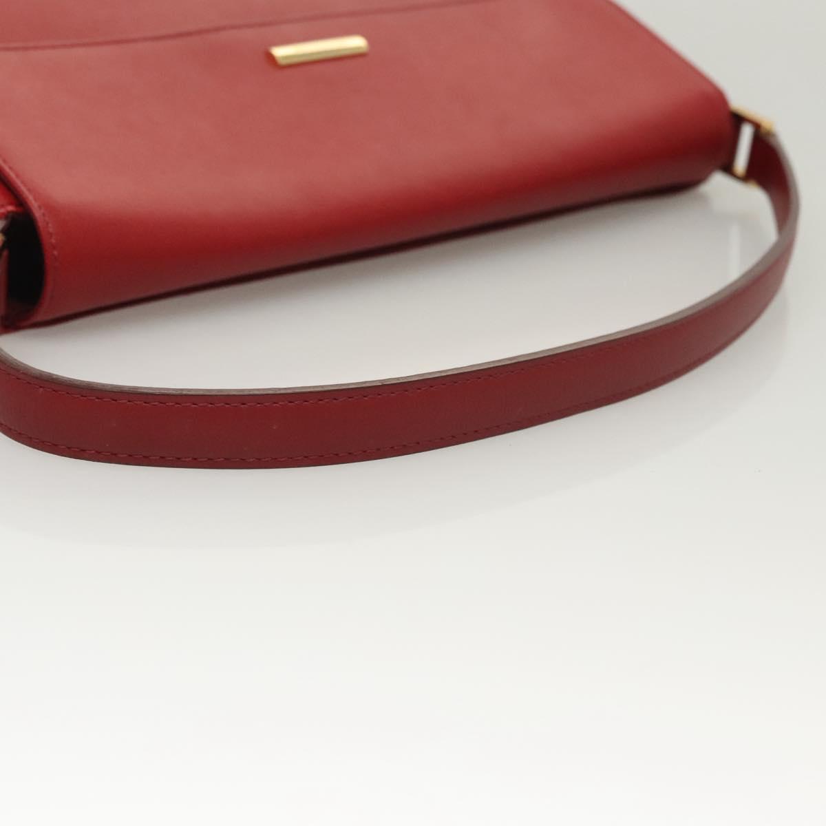 Burberry Red Leather Shoulder