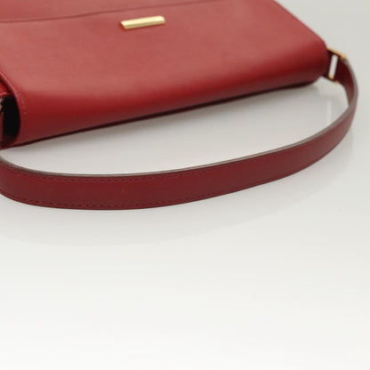Burberry Red Leather Shoulder