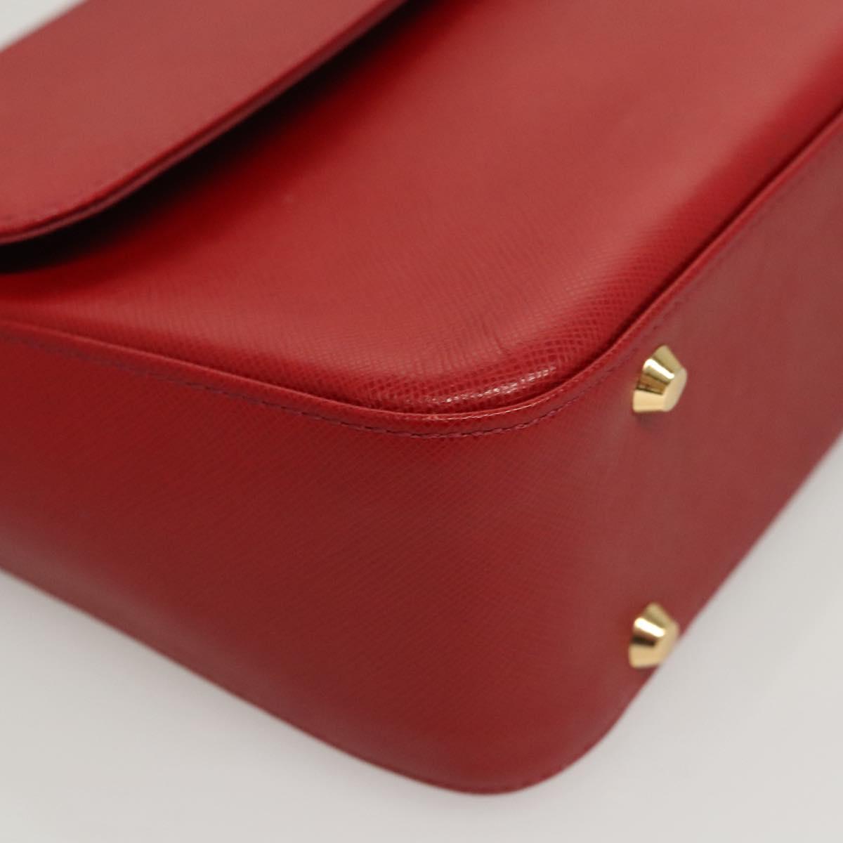 Burberry Red Leather Shoulder