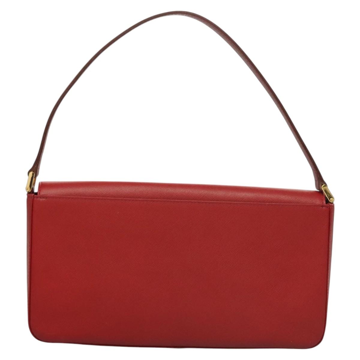 Burberry Red Leather Shoulder