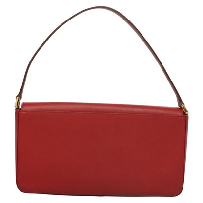 Burberry Red Leather Shoulder