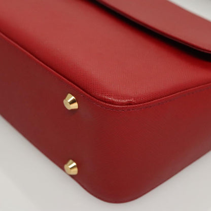 Burberry Red Leather Shoulder