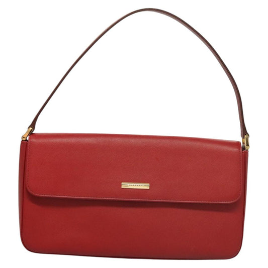 Burberry Red Leather Shoulder
