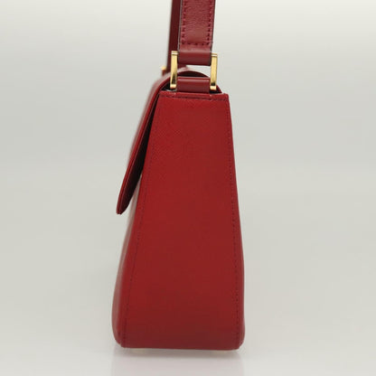 Burberry Red Leather Shoulder