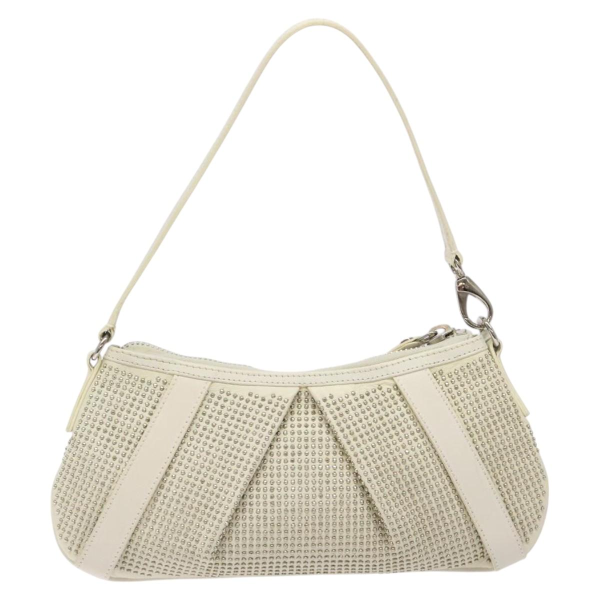 Burberry White Leather Handbag