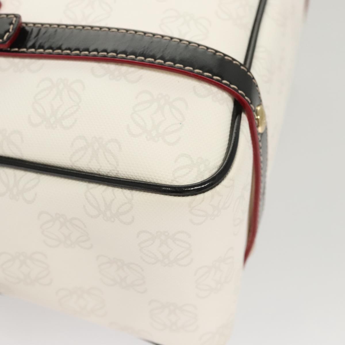 Loewe White Canvas Anagram