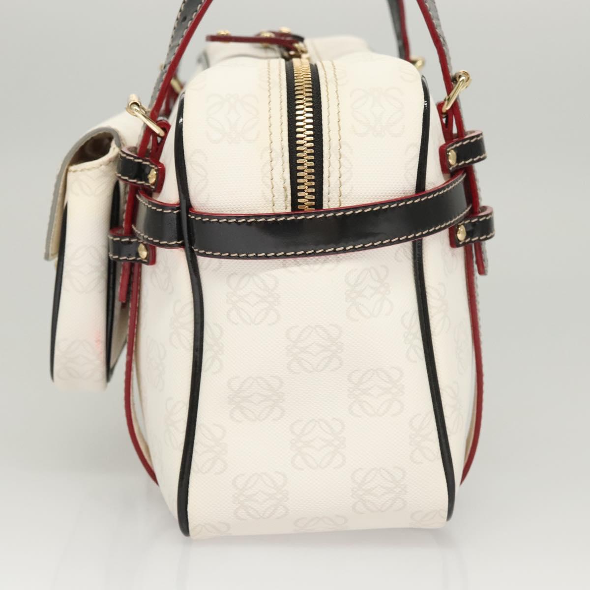 Loewe White Canvas Anagram