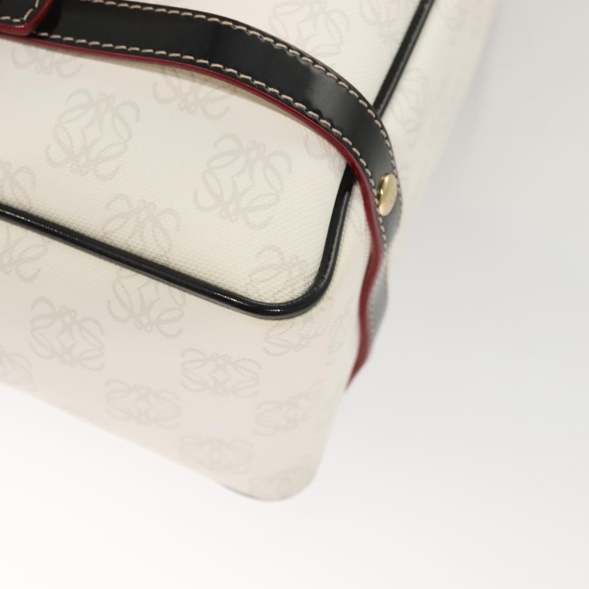 Loewe White Canvas Anagram