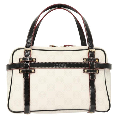 Loewe White Canvas Anagram
