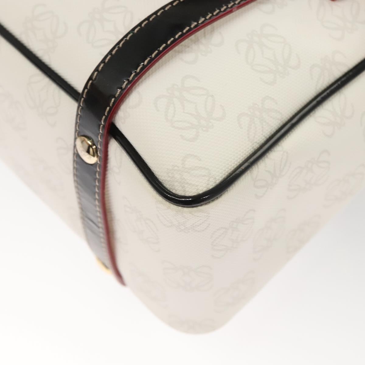 Loewe White Canvas Anagram