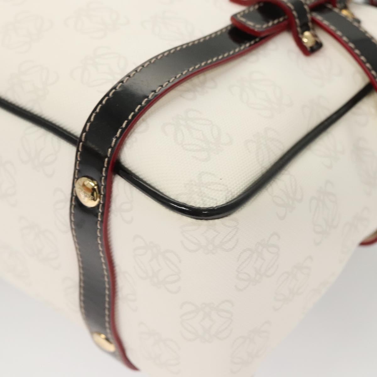 Loewe White Canvas Anagram