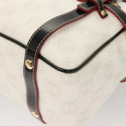Loewe White Canvas Anagram