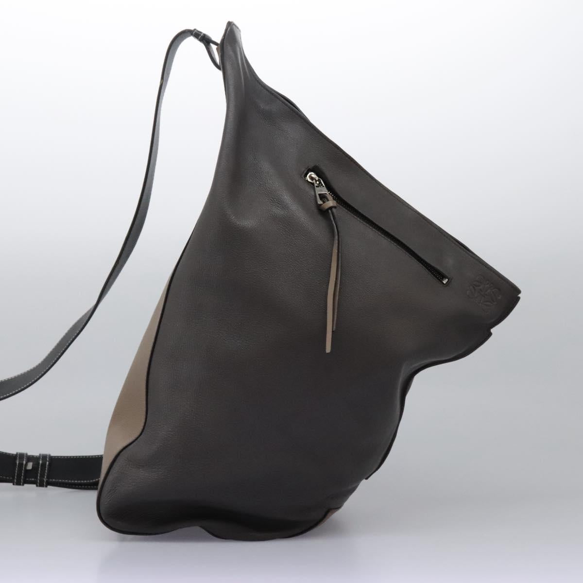 Loewe Brown Leather Anagram