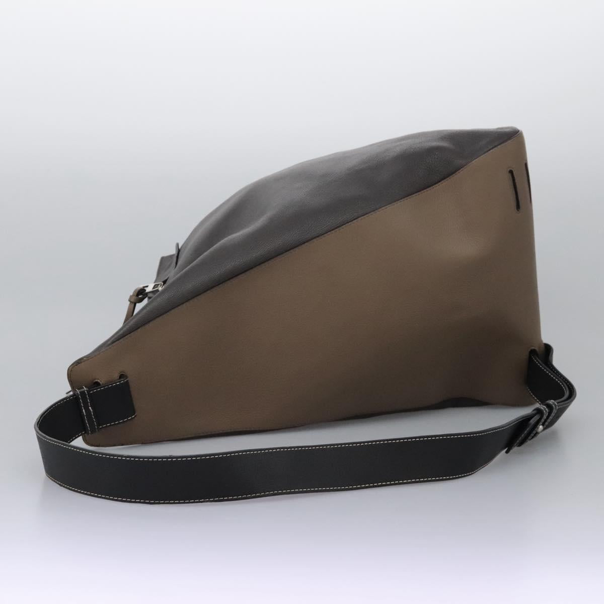 Loewe Brown Leather Anagram