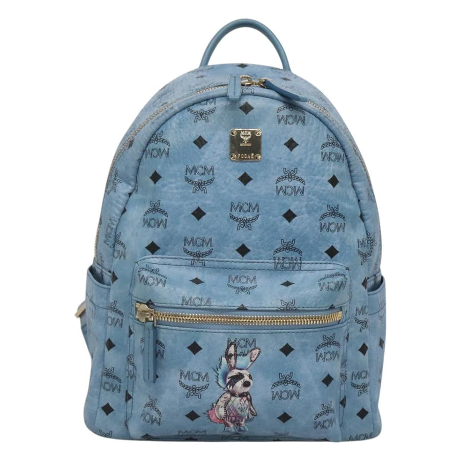 Mcm Blue Canvas Stark Visetos