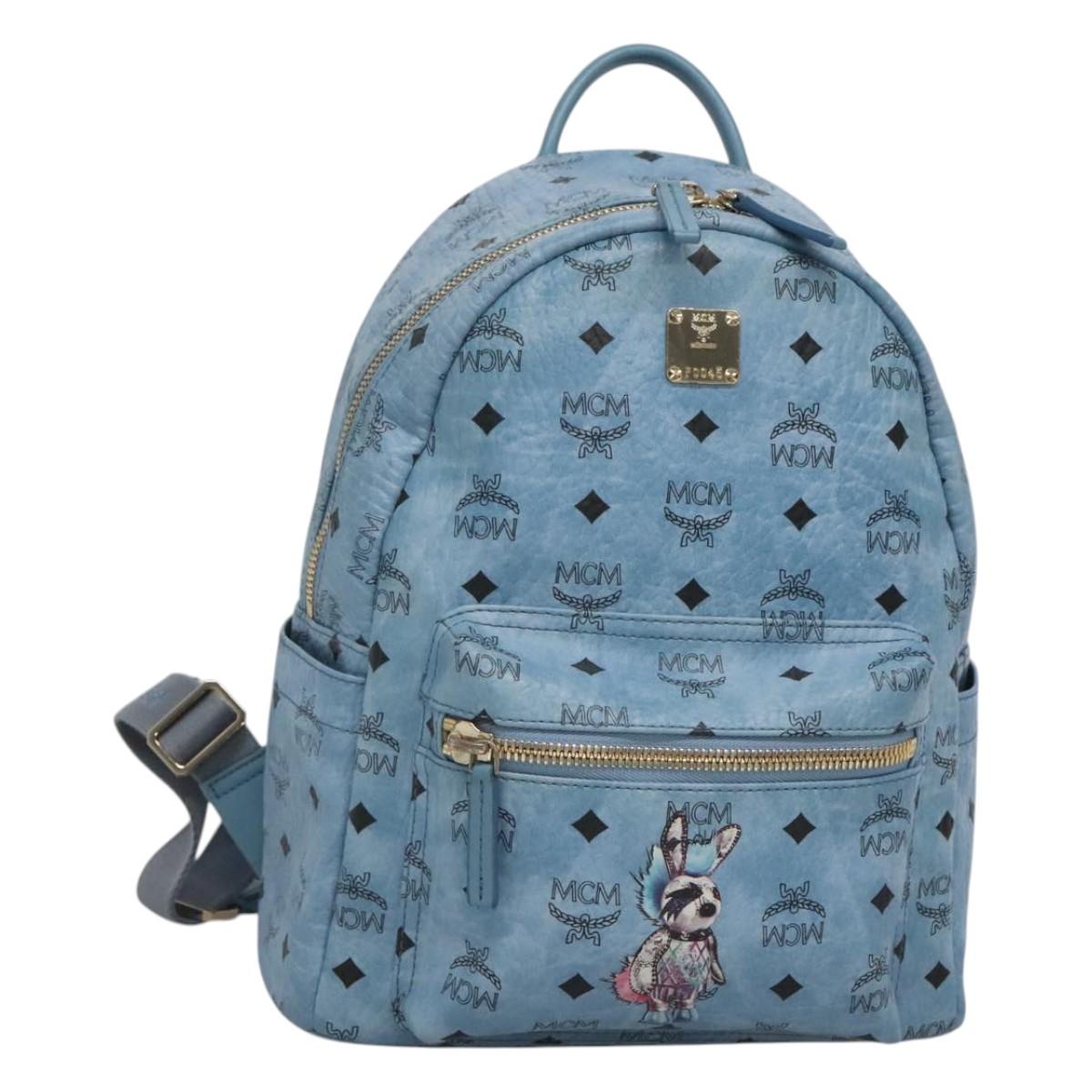 Mcm Blue Canvas Stark Visetos