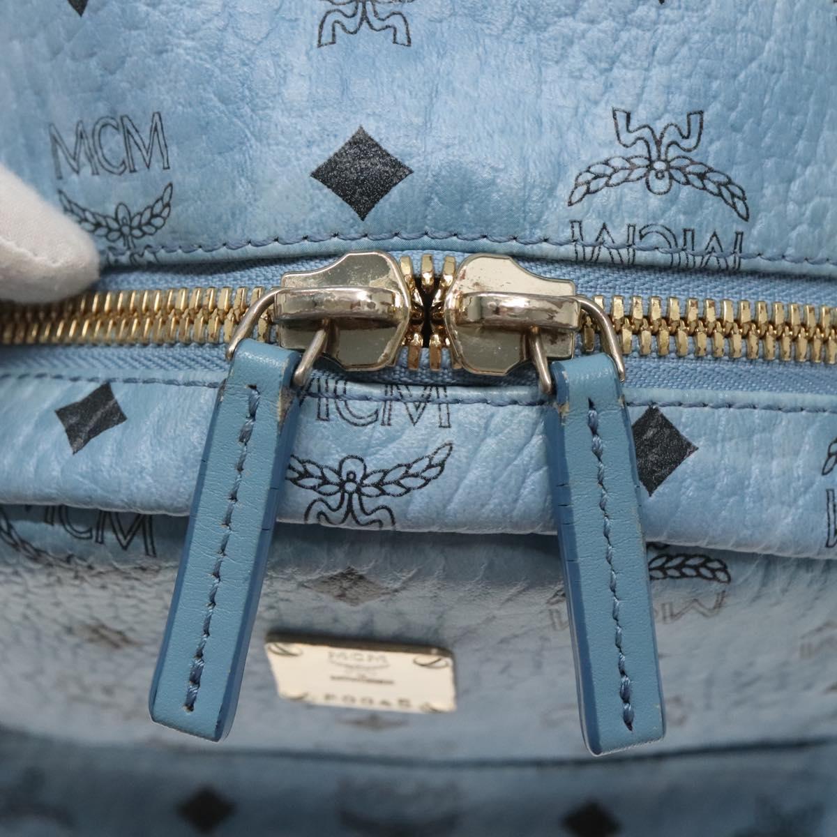 Mcm Blue Canvas Stark Visetos